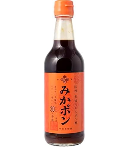 Amazon.co.jp: 早和果樹園 紀州有田みかんポン酢みかポン 360ml : 食品